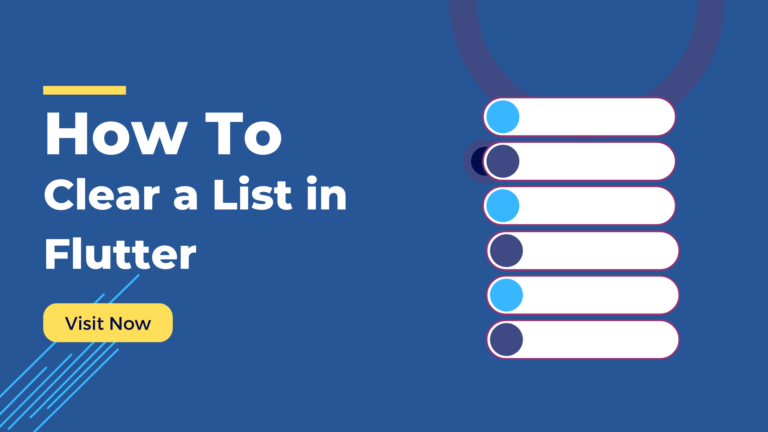 how to clear list in flutter