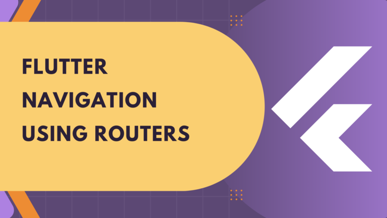 Flutter Navigation with Routers